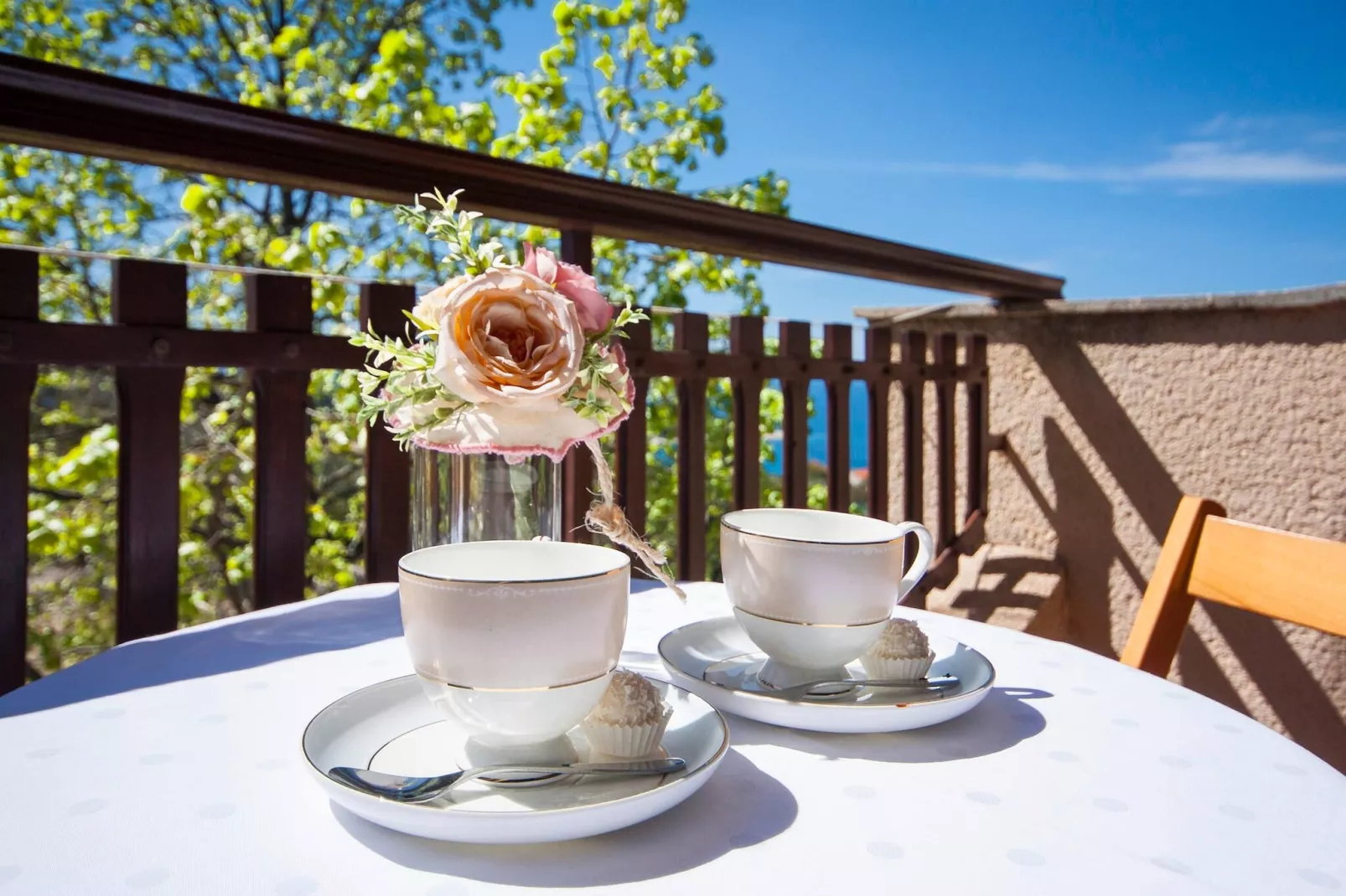 Apartments and Rooms Mikelin - Studio Marija 2-Balcon-terrasse