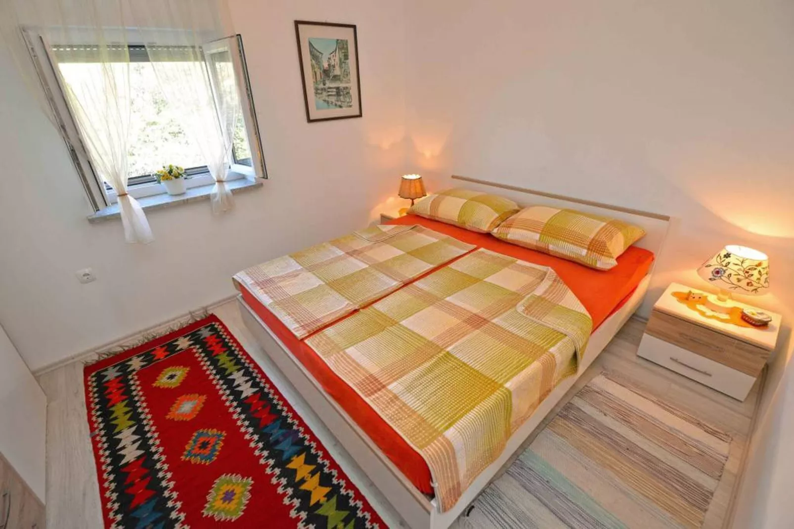 Apartment Pia - two bedroom apartment-Chambre