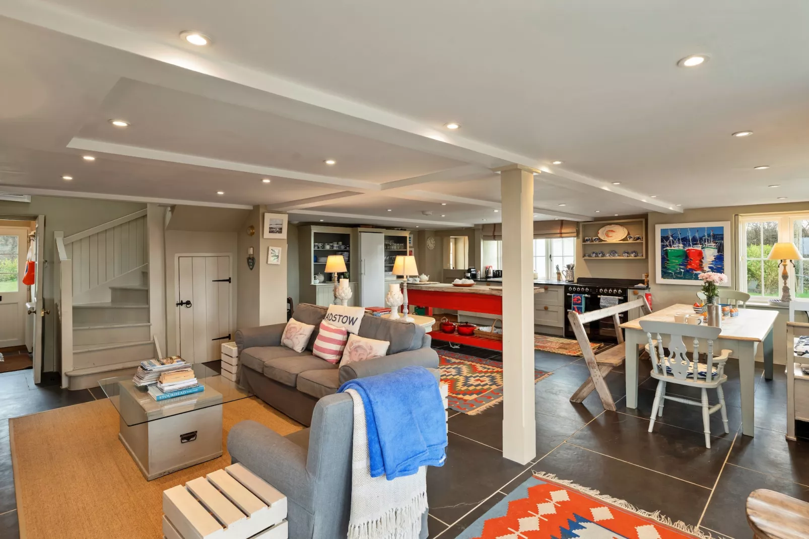 St Eval School House-Living room
