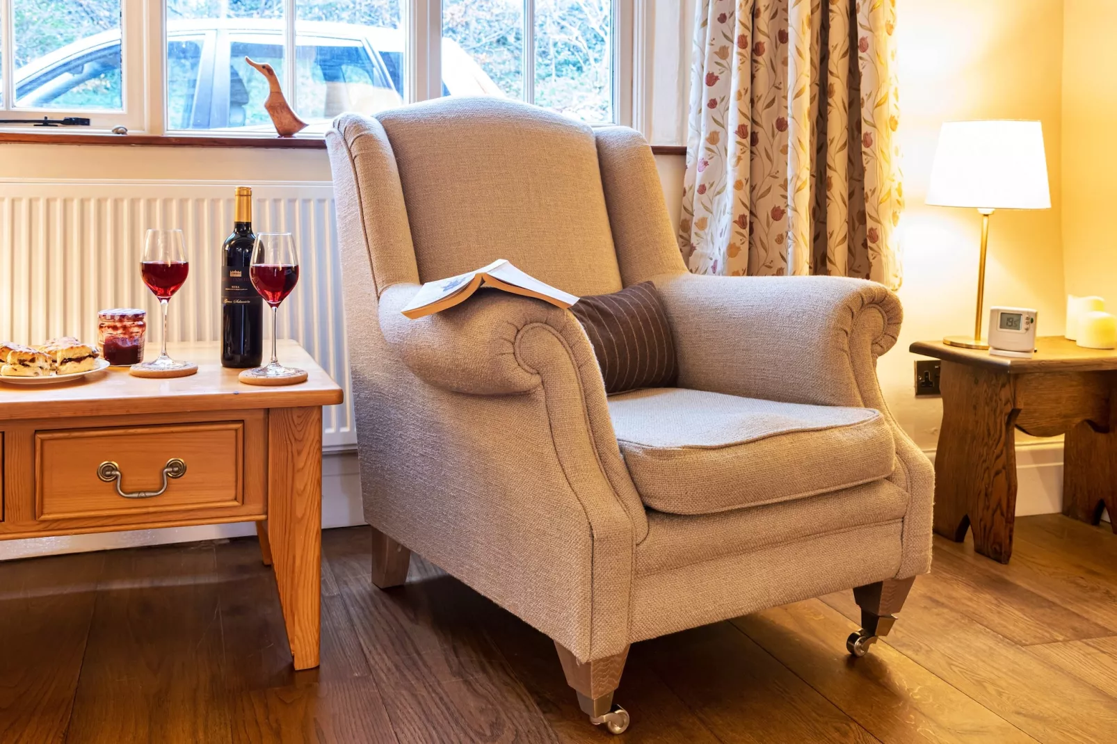 Two Storrs Cottages-Living room