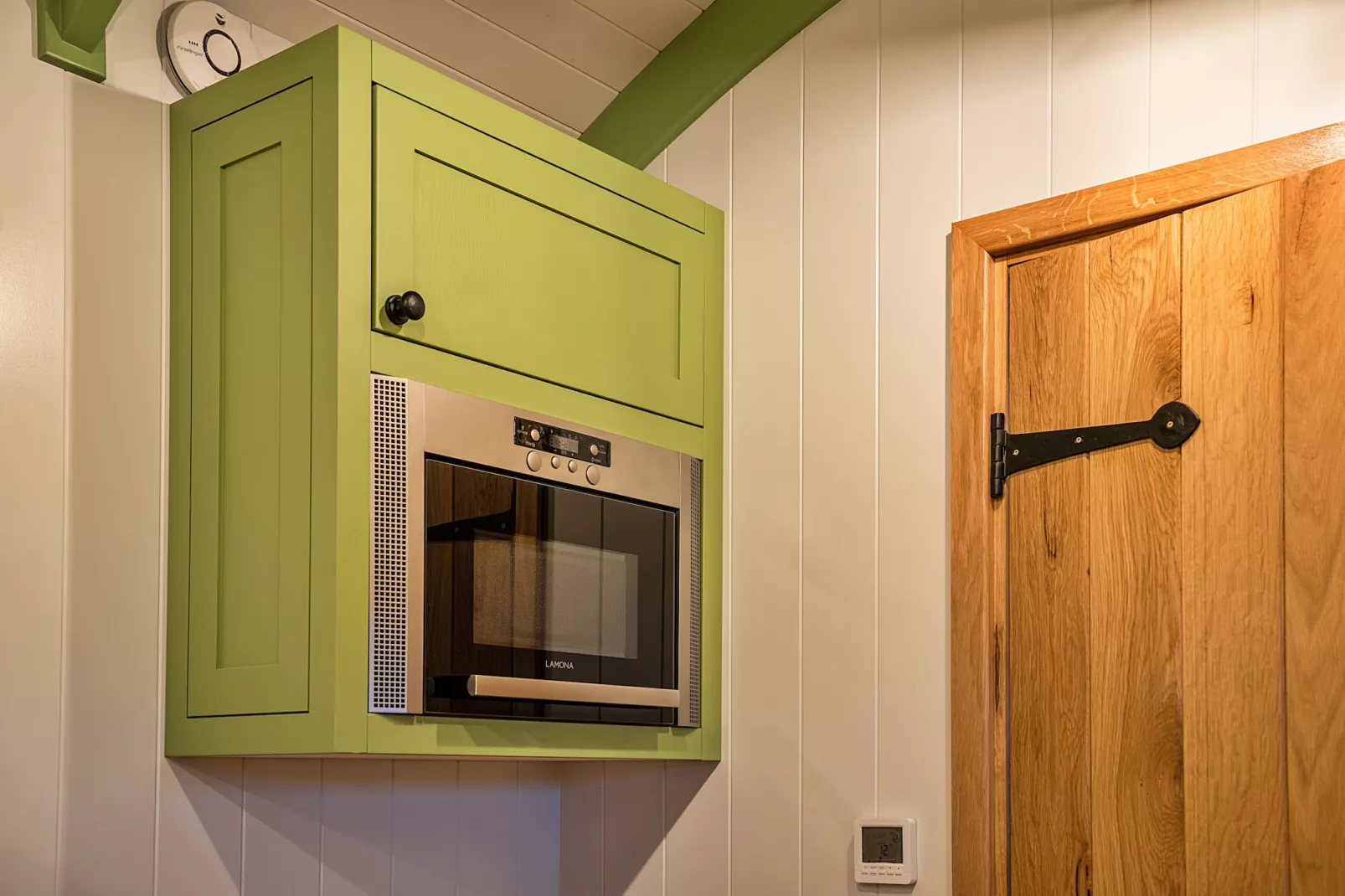 The Shepherd's Hut at Northcombe Farm-Kitchen