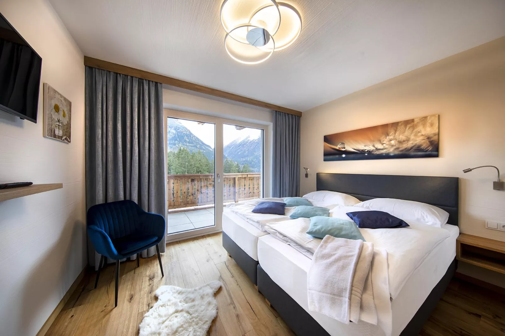 Nationalpark Chalet Törlspitze-Bedroom