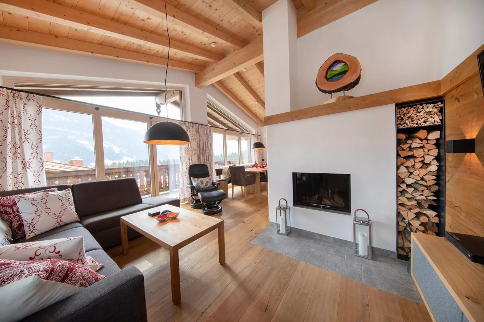Nationalpark Chalet Rötspitze-Living room