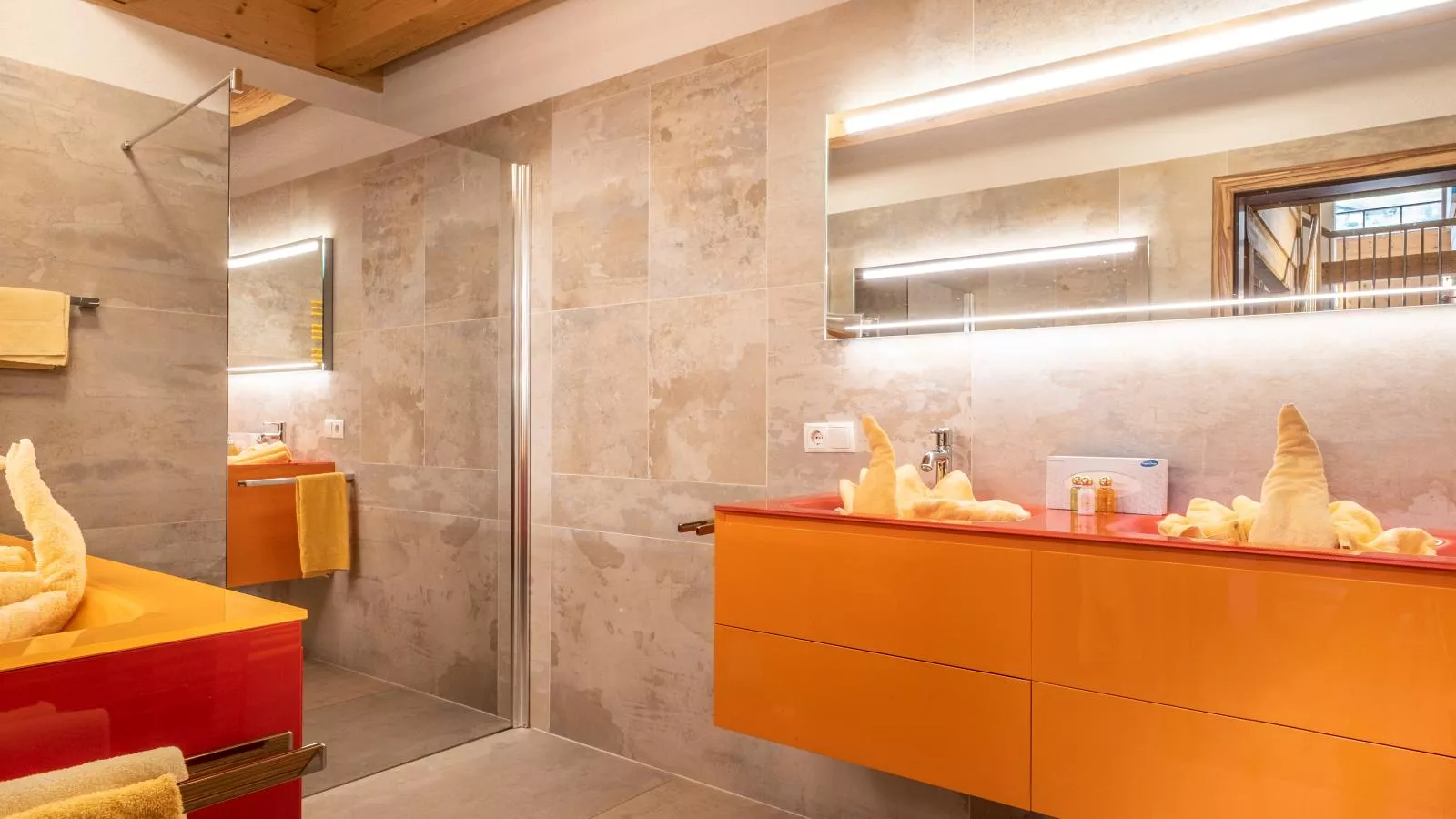 Luxury Lodge Kaprun XL-Bathroom