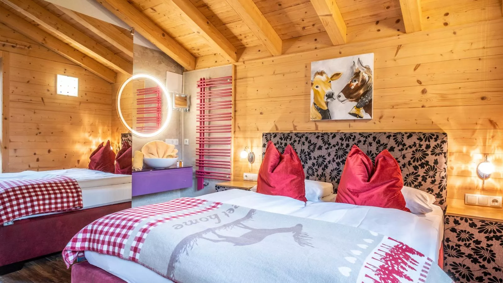 Luxury Lodge Kaprun XL-Bedroom