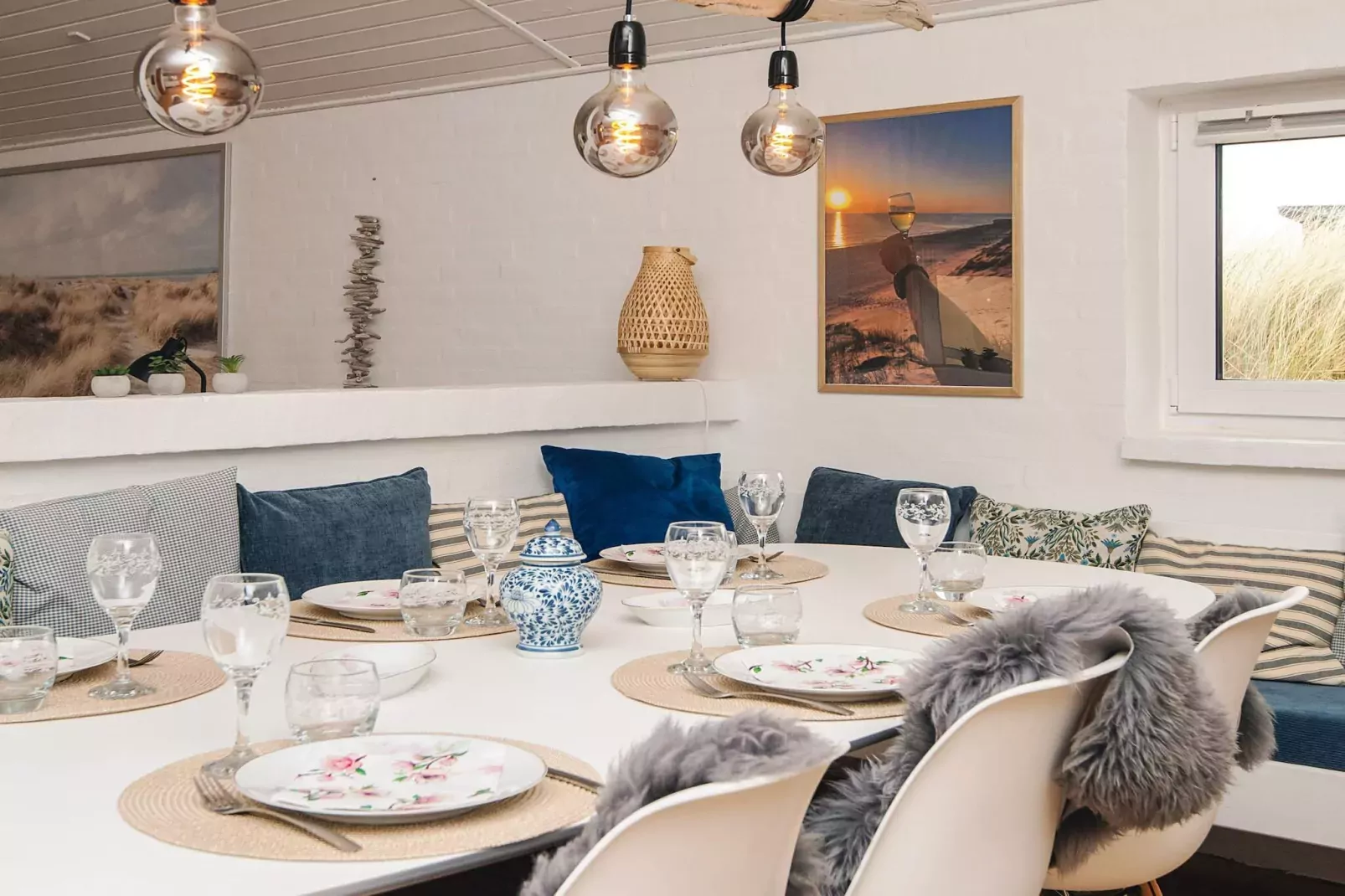 Maison de vacances pour 8 a Hvide Sande-Intérieur