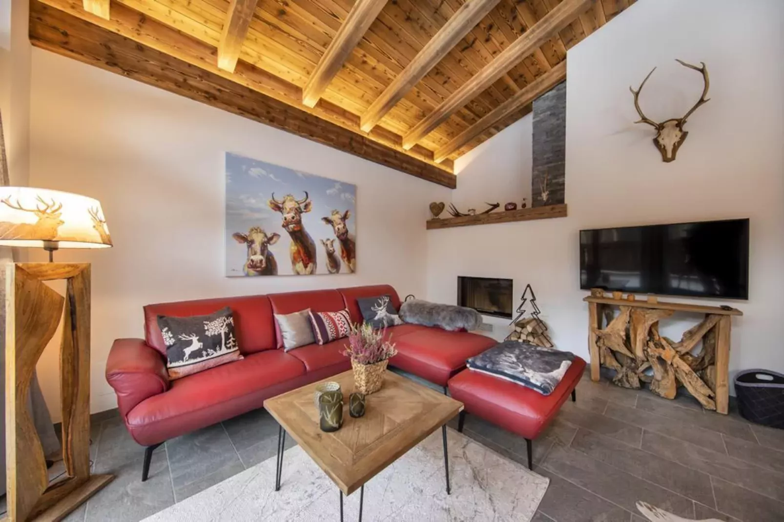 Nationalpark Chalet Keeseck-Living room