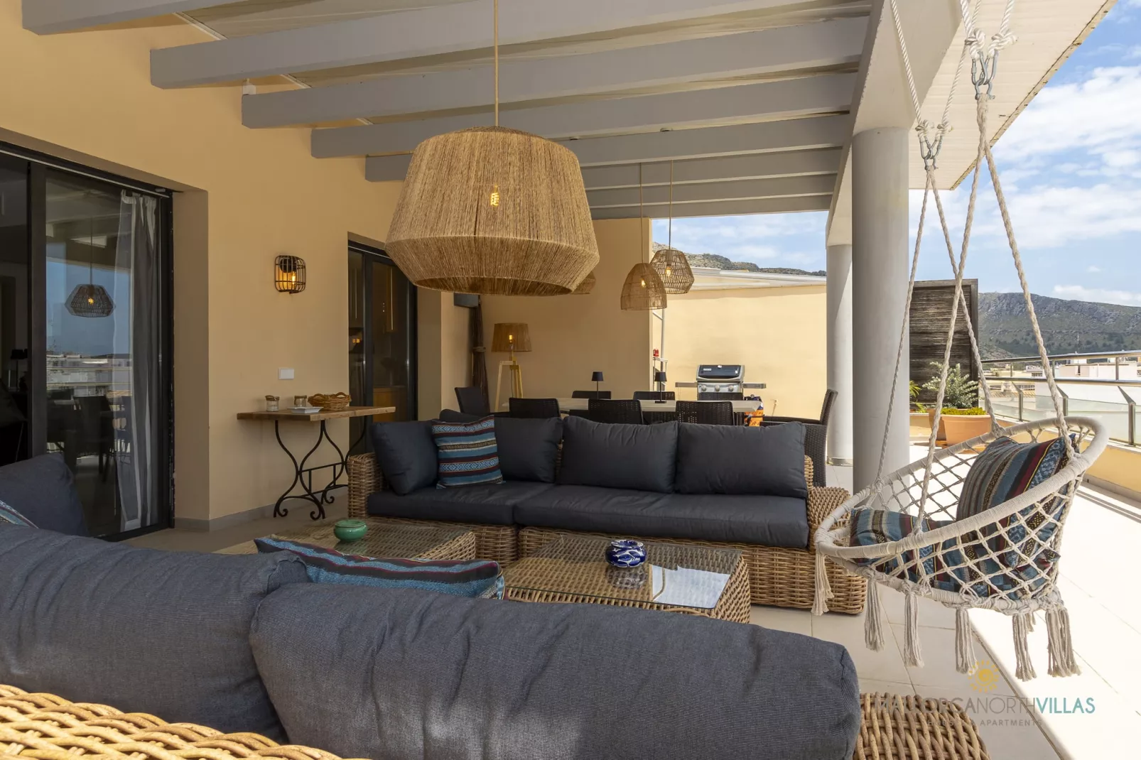 Cala Ventura Espectacular Ático con Vistas-Living room