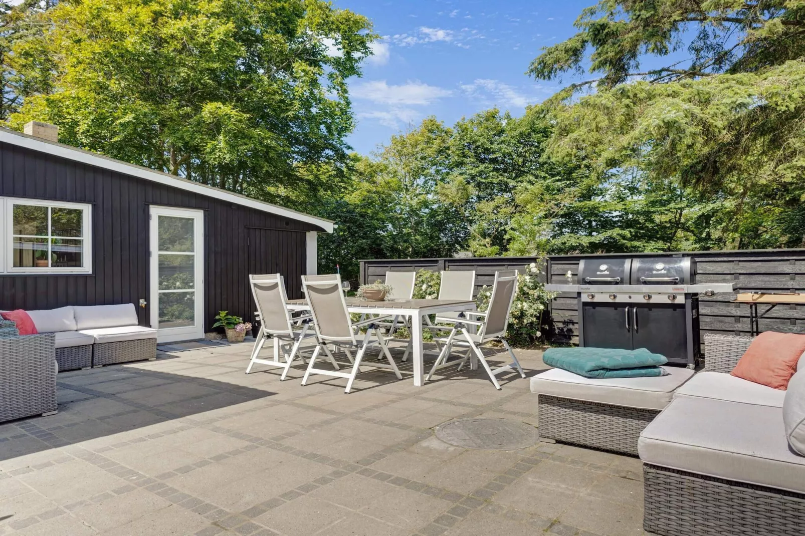 Holiday home in Hjørring in patio-Outdoor