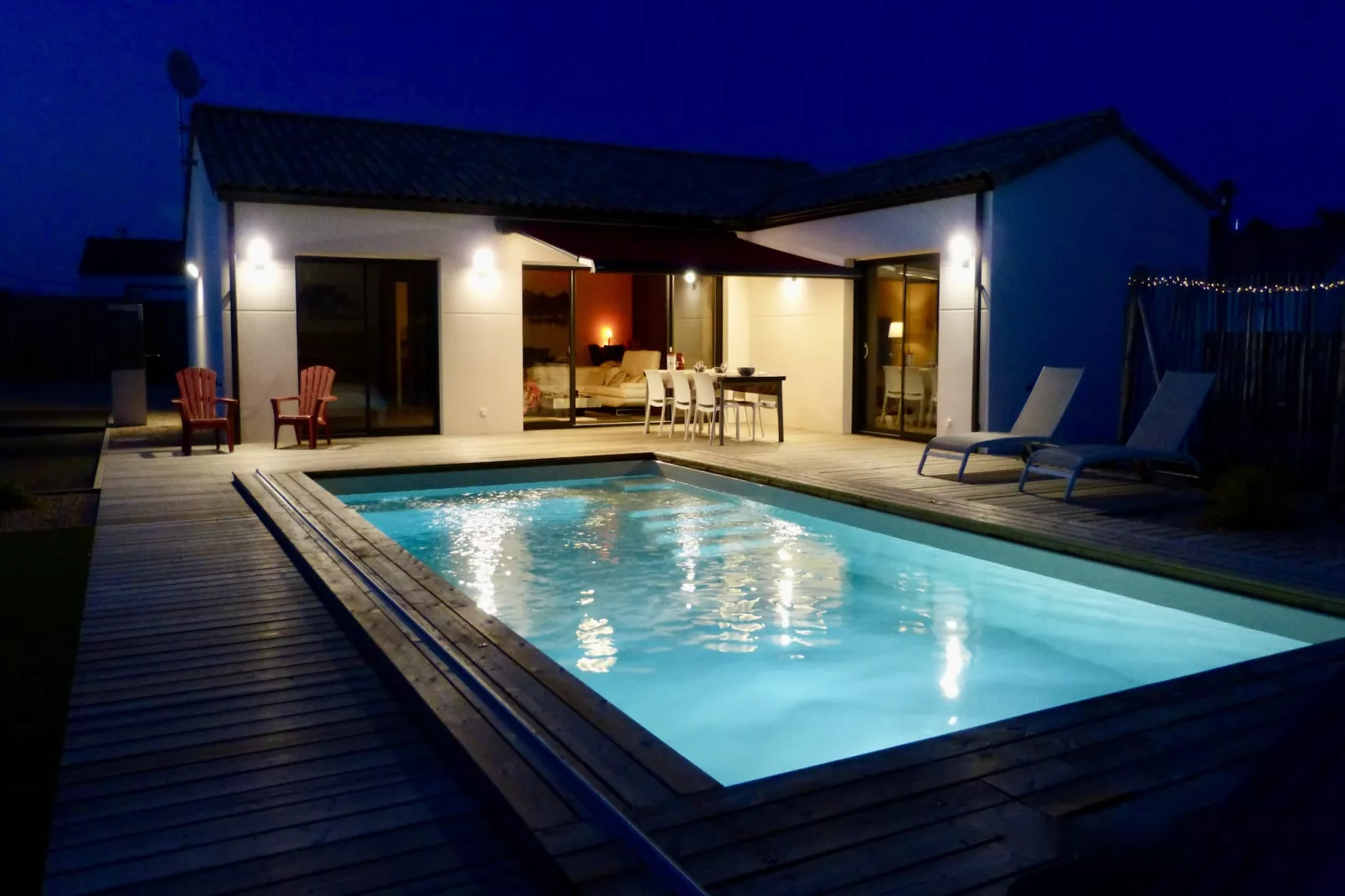 Villa la Fleur des Dunes-Außenbereich Sommer