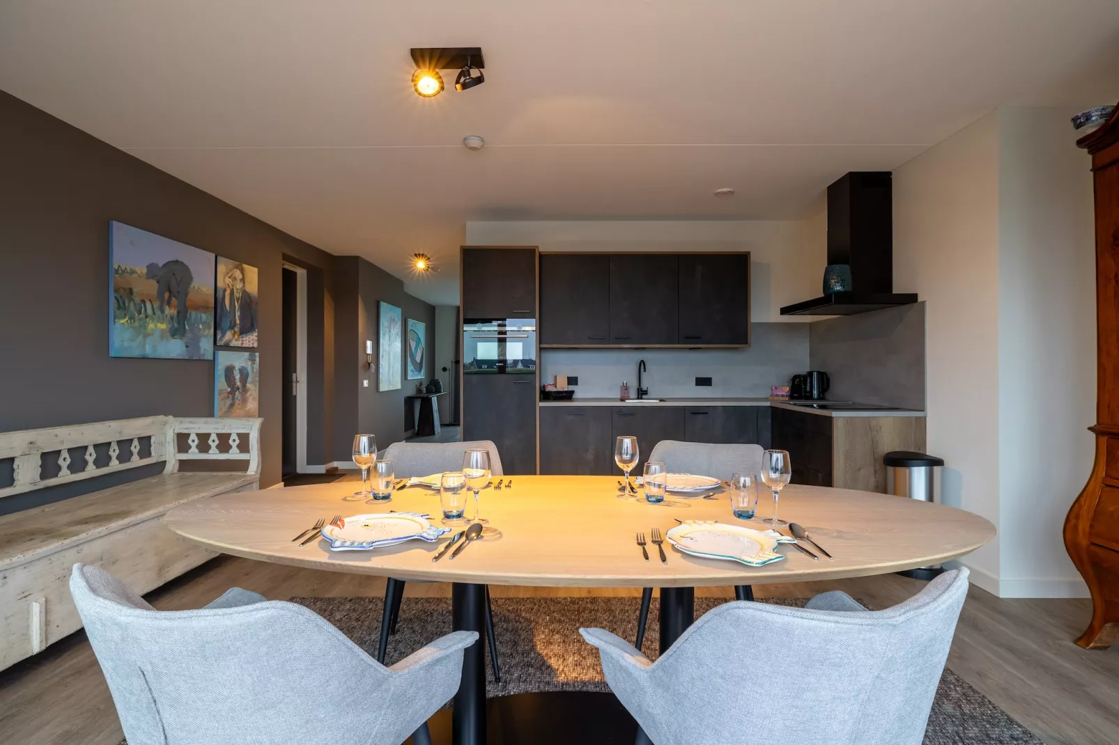 Appartement Vista Maris - Havenweg 8-28  Sint-Annaland-Dining room