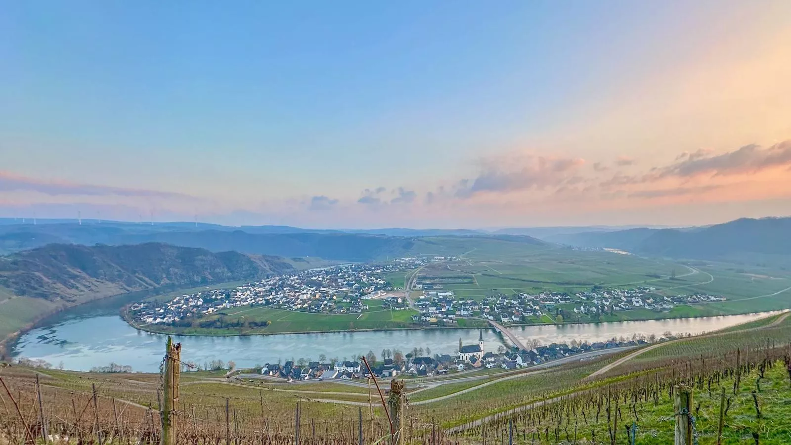 Panoramablick-Gebiet Winter 5 km
