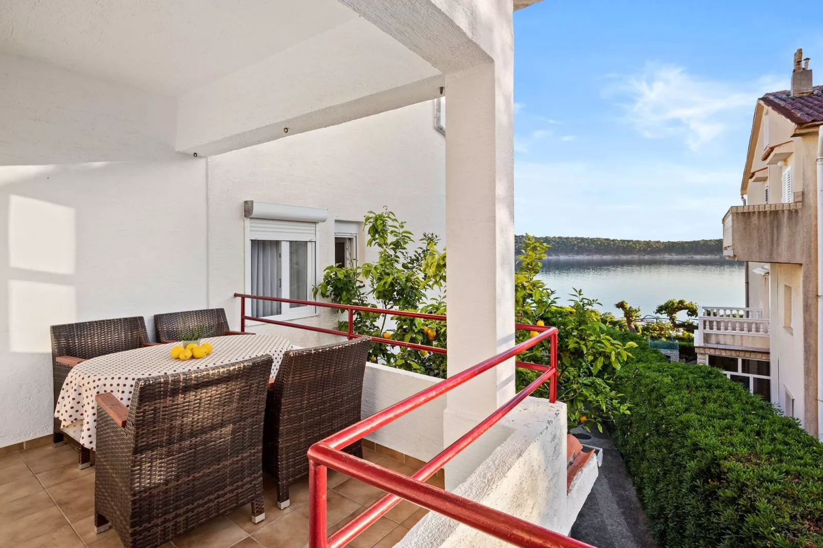 Apartments Jurica - Apt Marija with Sea View,-Balcon-terrasse
