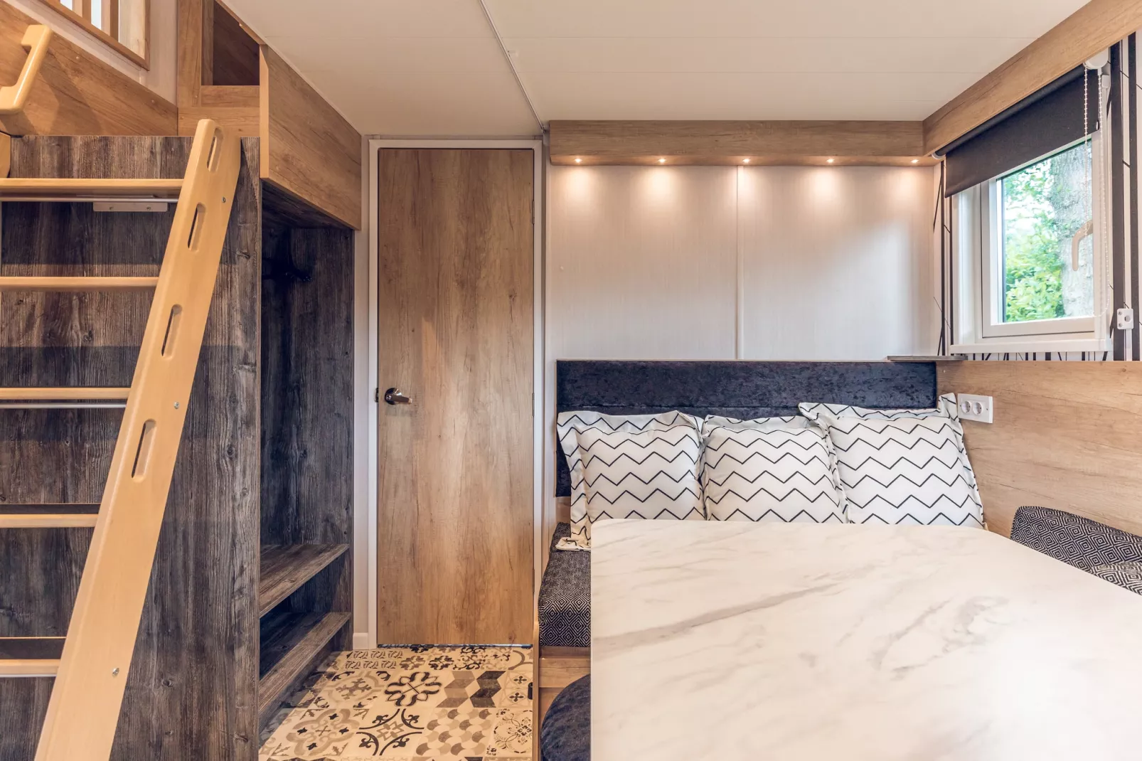 Tinyhouse 'Egel' | 2 - 4 persons-Bedroom