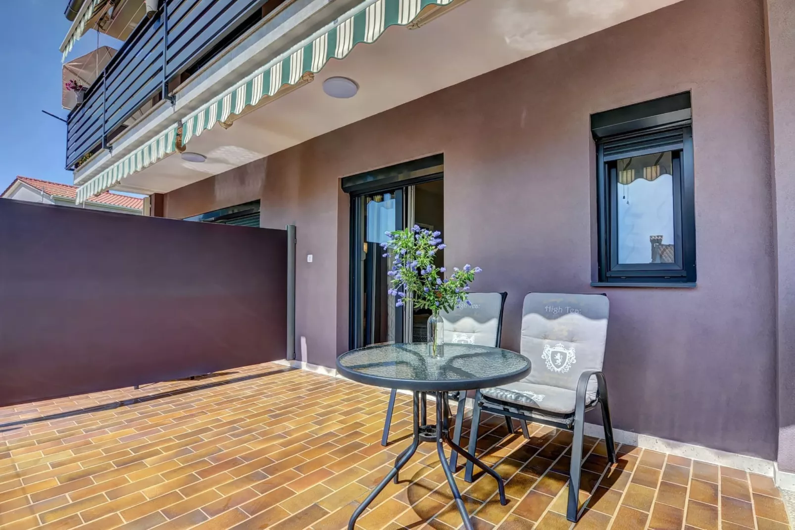 Kajfes A2 - Lovely Studio Apartment with Terrace-Terrace