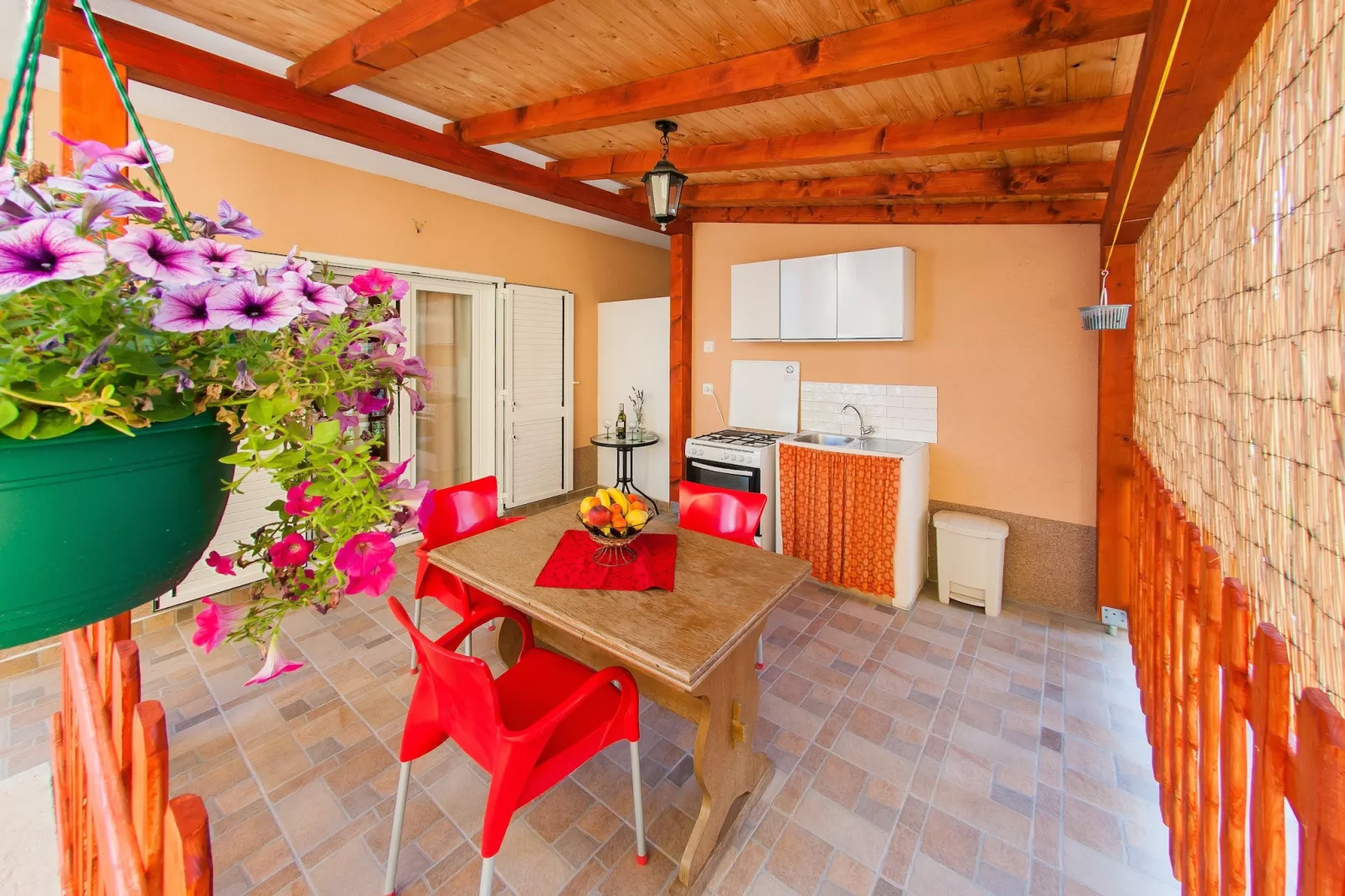 Apartments Anita-Triple room with terrace-Terrace