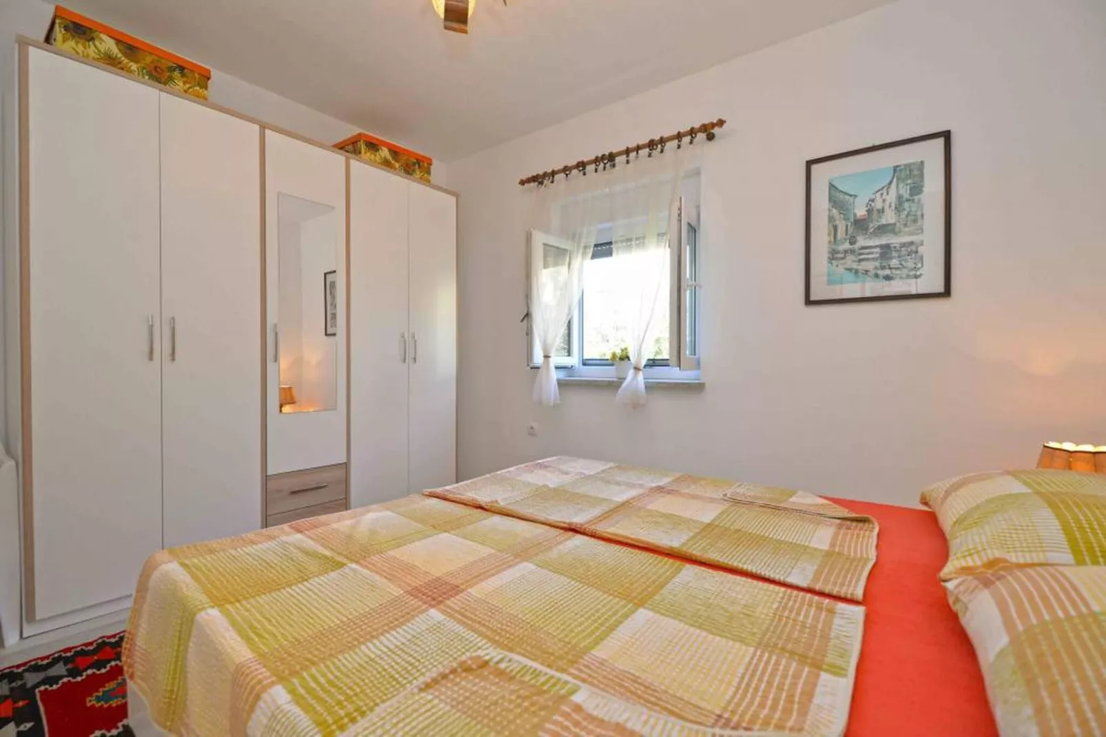 Apartment Pia - two bedroom apartment-Chambre