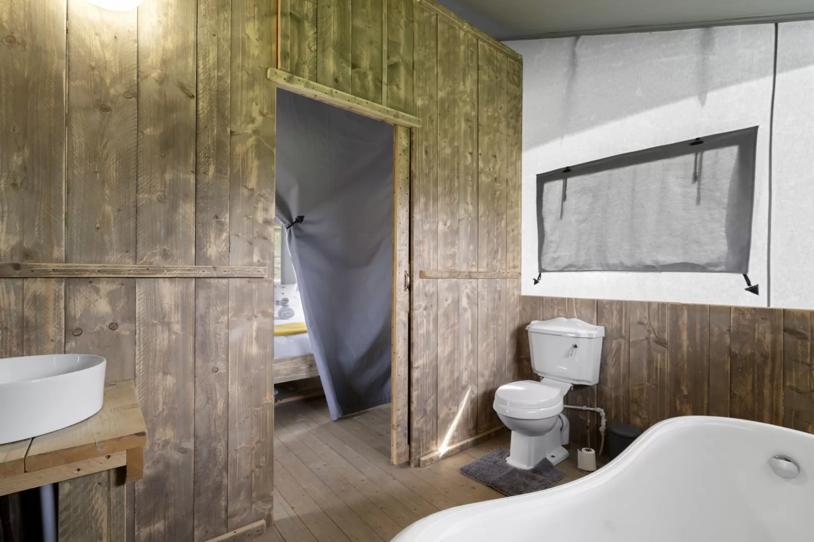The Herdwick Safari Tent-Bathroom