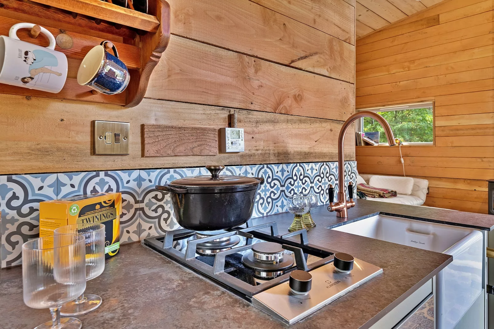 Cosagach Falls Cabin-Küche