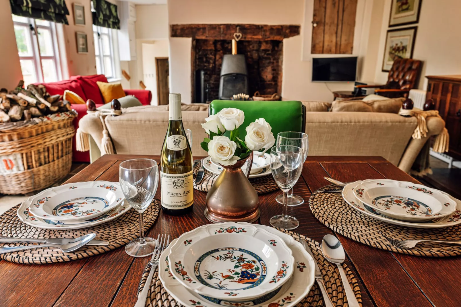 Beili Glas Cottage-Dining room