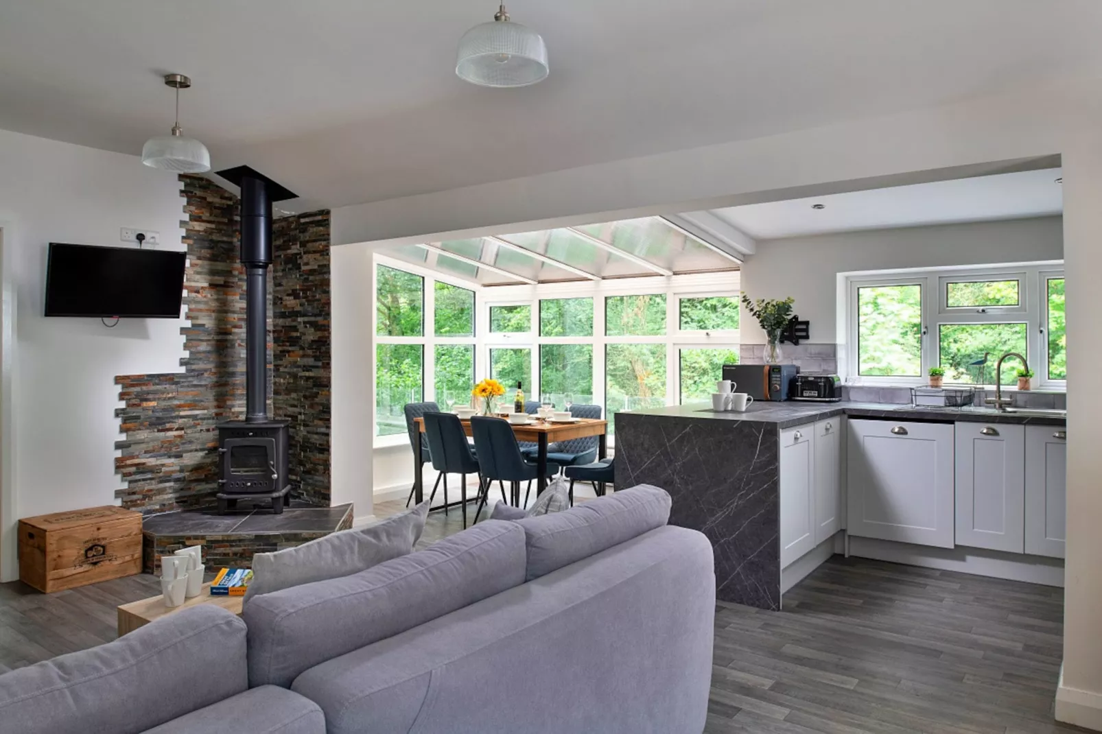 Nant Cottage-Living room