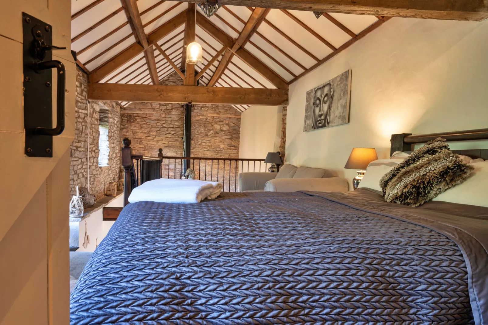 End Barn at Blackclough Farm-Bedroom