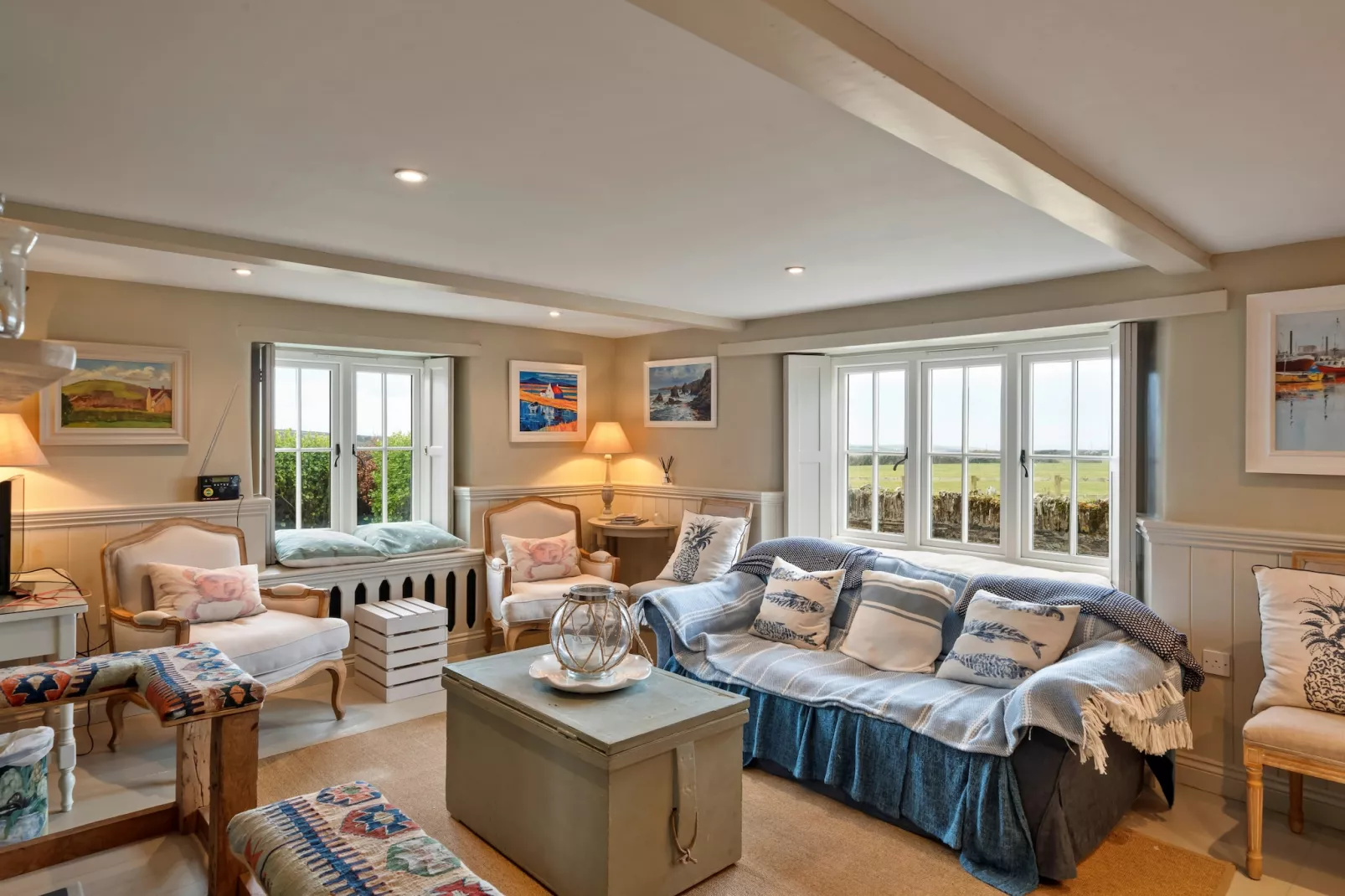 St Eval School House-Living room