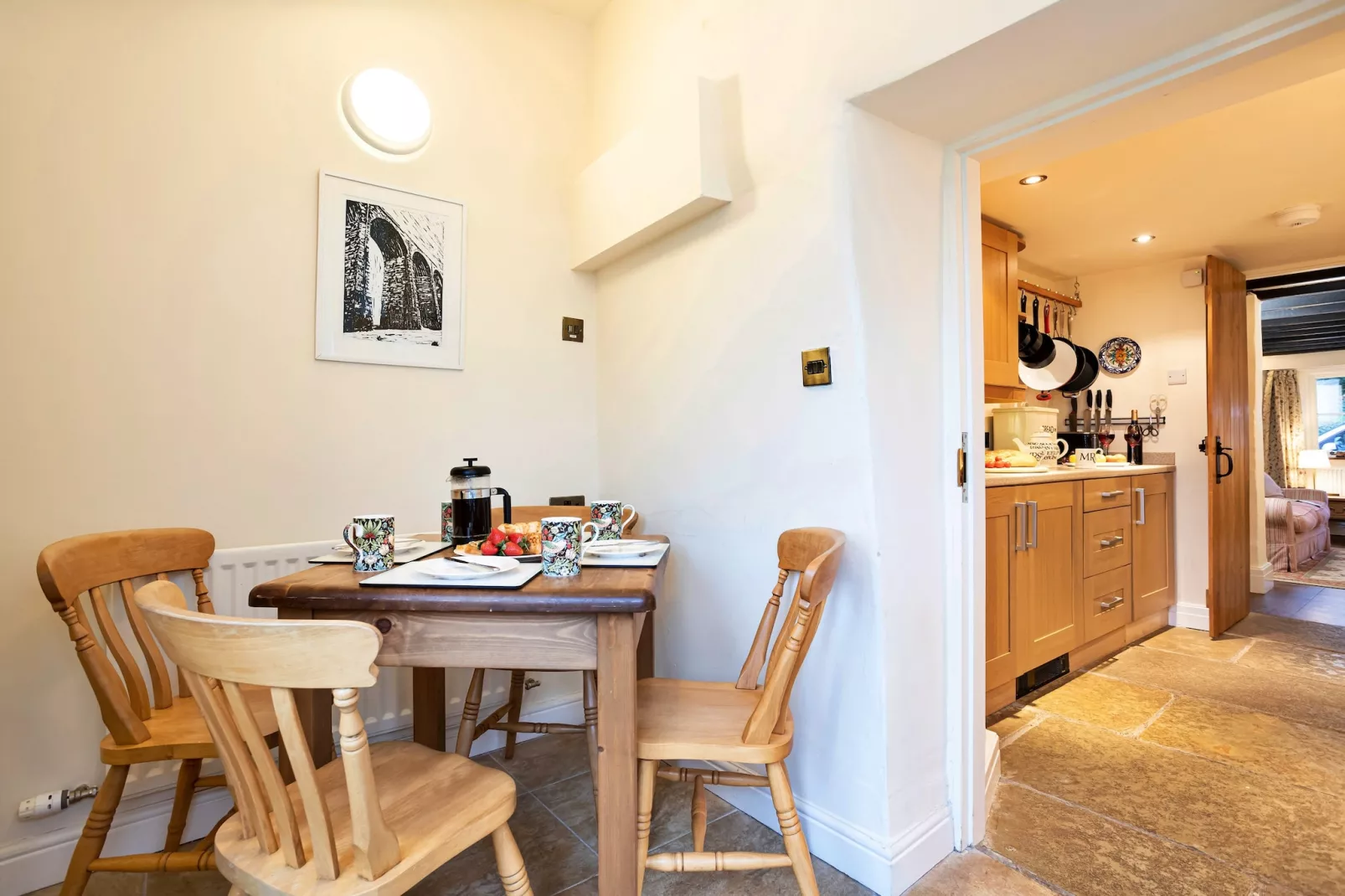 Two Storrs Cottages-Dining room