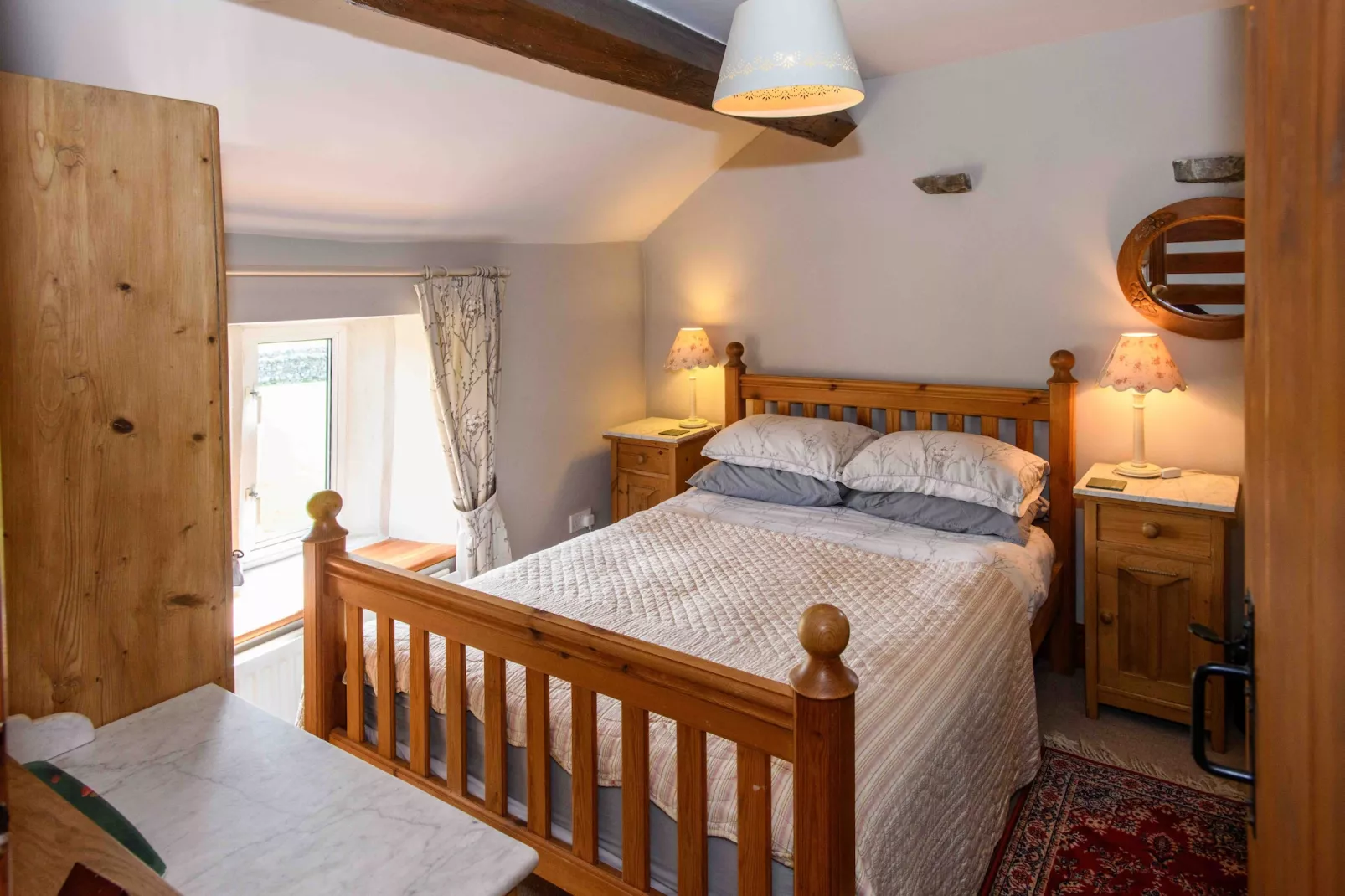 Shepherds Cottage at Mile House Farm-Bedroom