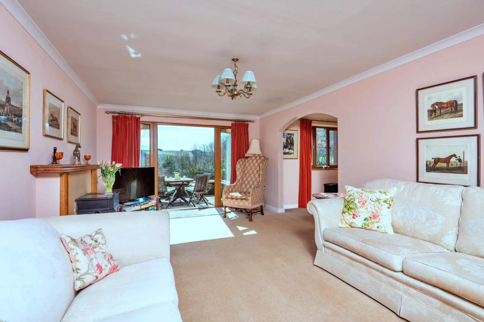 Cwmfron House-Living room