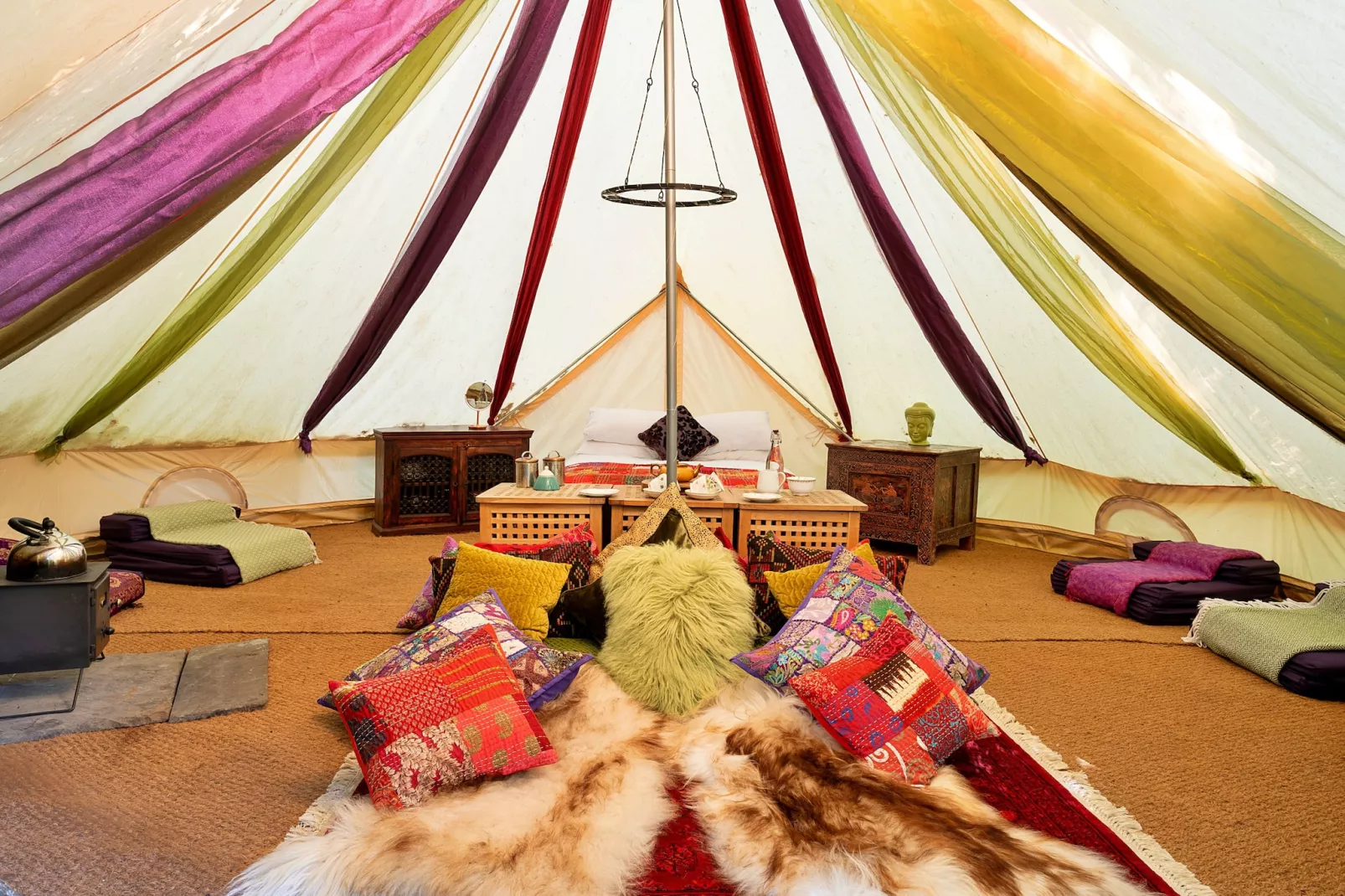 Bedouin Bell Tent-Bedroom