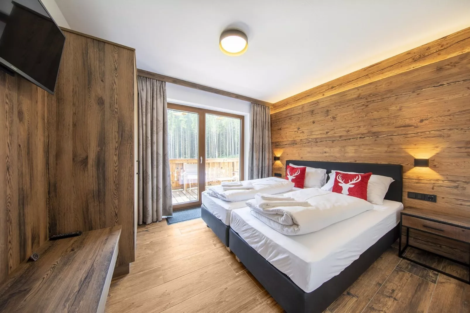 Nationalpark Chalet Kratzenberg-Schlafzimmer