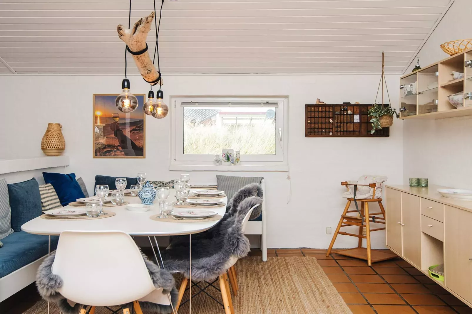 Maison de vacances pour 8 a Hvide Sande-Intérieur
