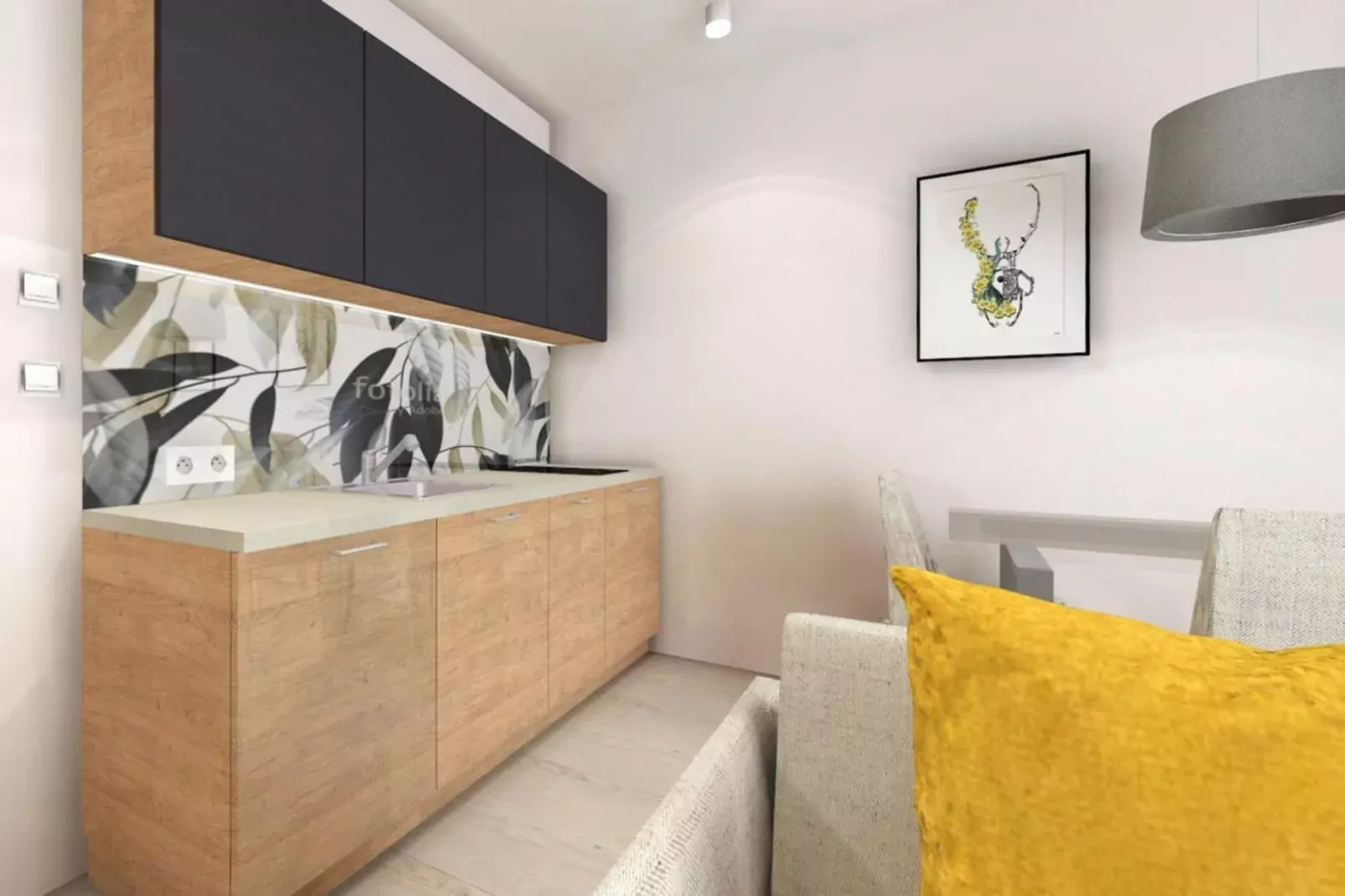 Apartamenty przy Nadmorskiej 104 38m2 Grzybowo-Living room