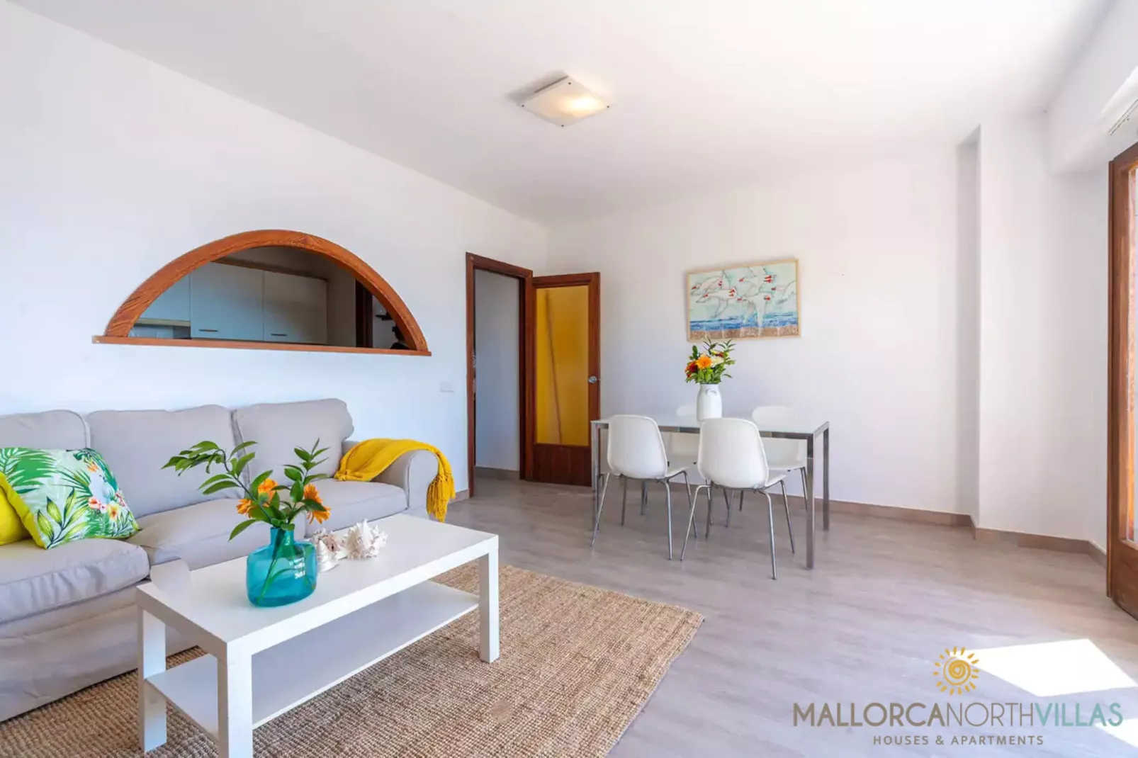 Apartamento Voramar II: Primera Línea en Pine Walk-Salle à manger