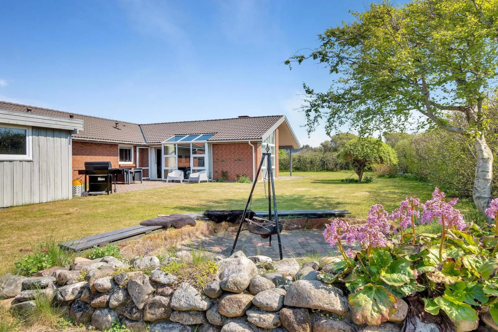 Maison de vacances à Lokken près de la plage-Extérieur