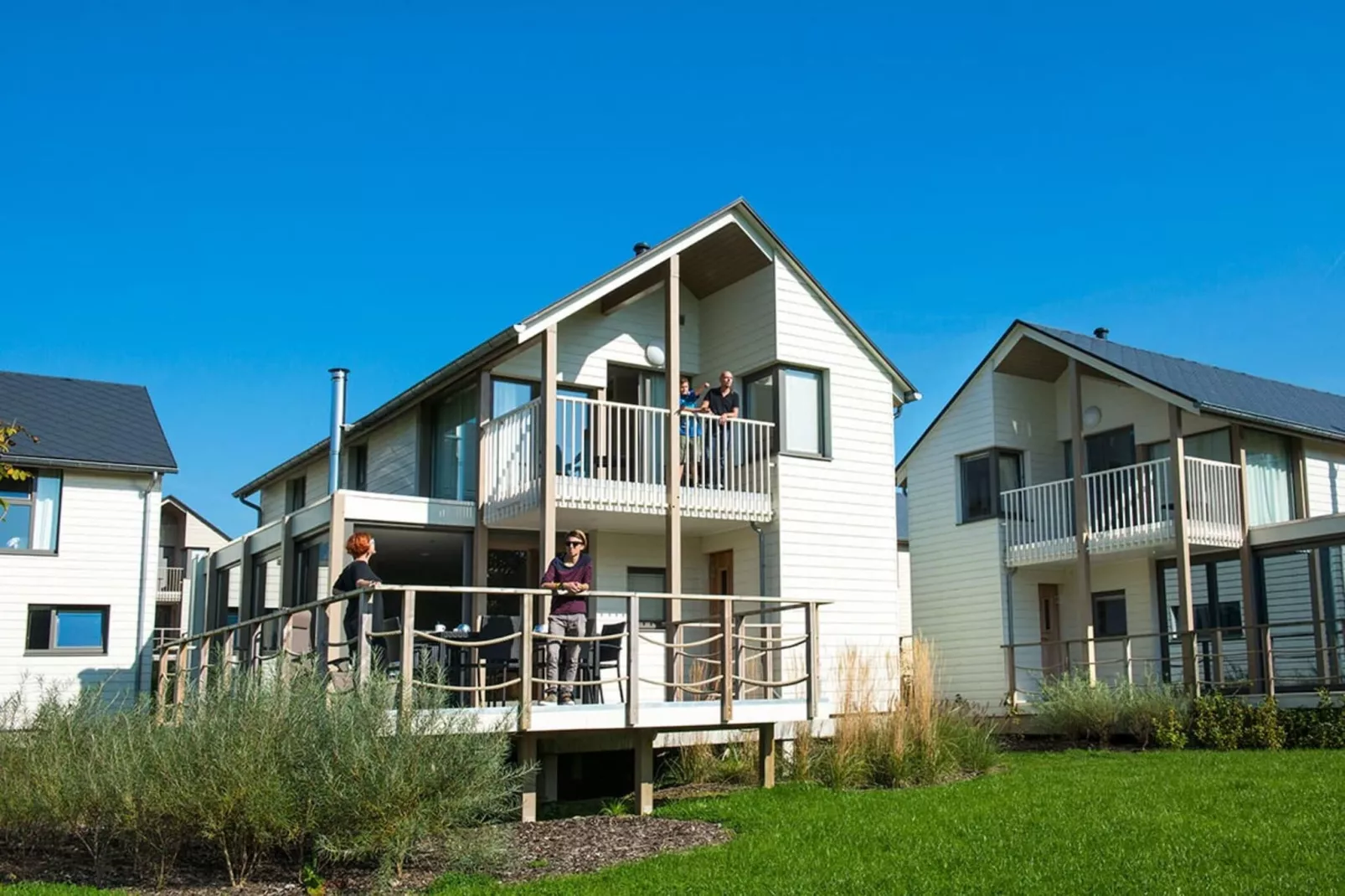 6 persons - 3 rooms 115m² without sauna-Außenbereich Sommer