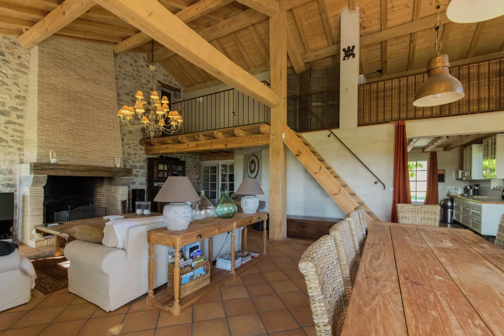 Mas d'Ourbise Penan-Living room