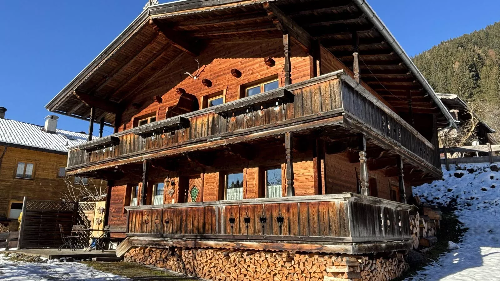 Huberhof-Außenbereich Winter