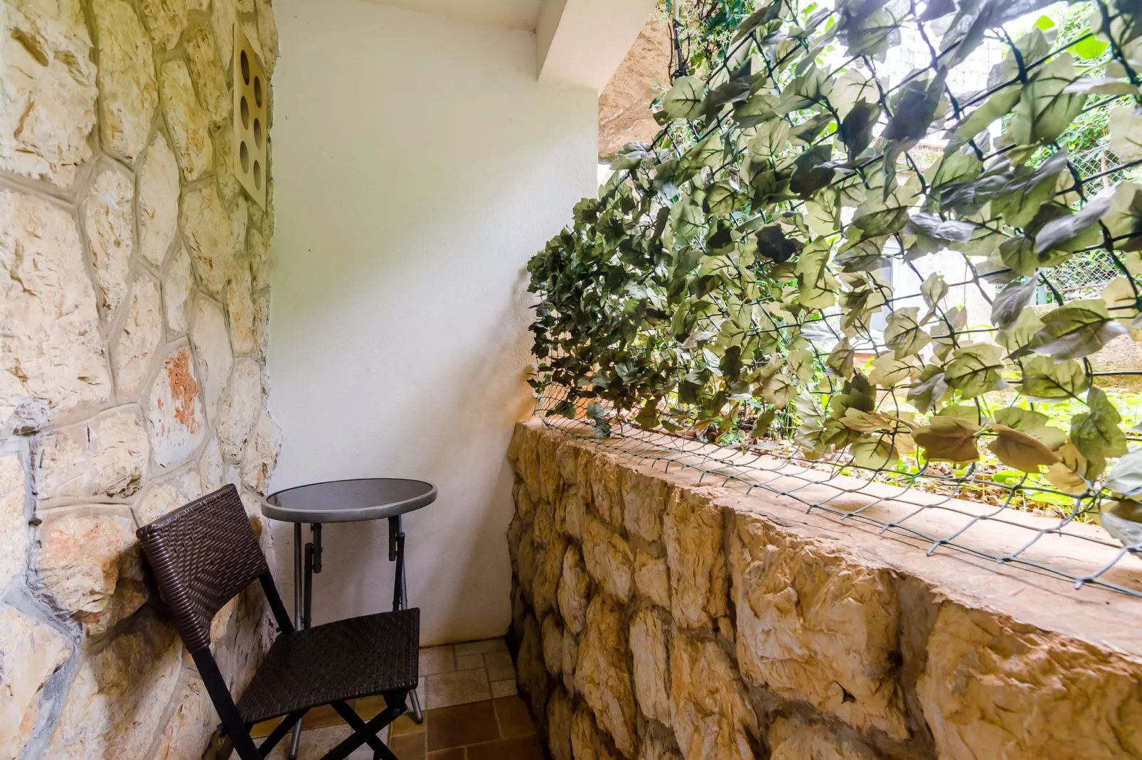 Apartments Captain - One Bedroom Apartment with Terrace (3 Adults)-Terrace