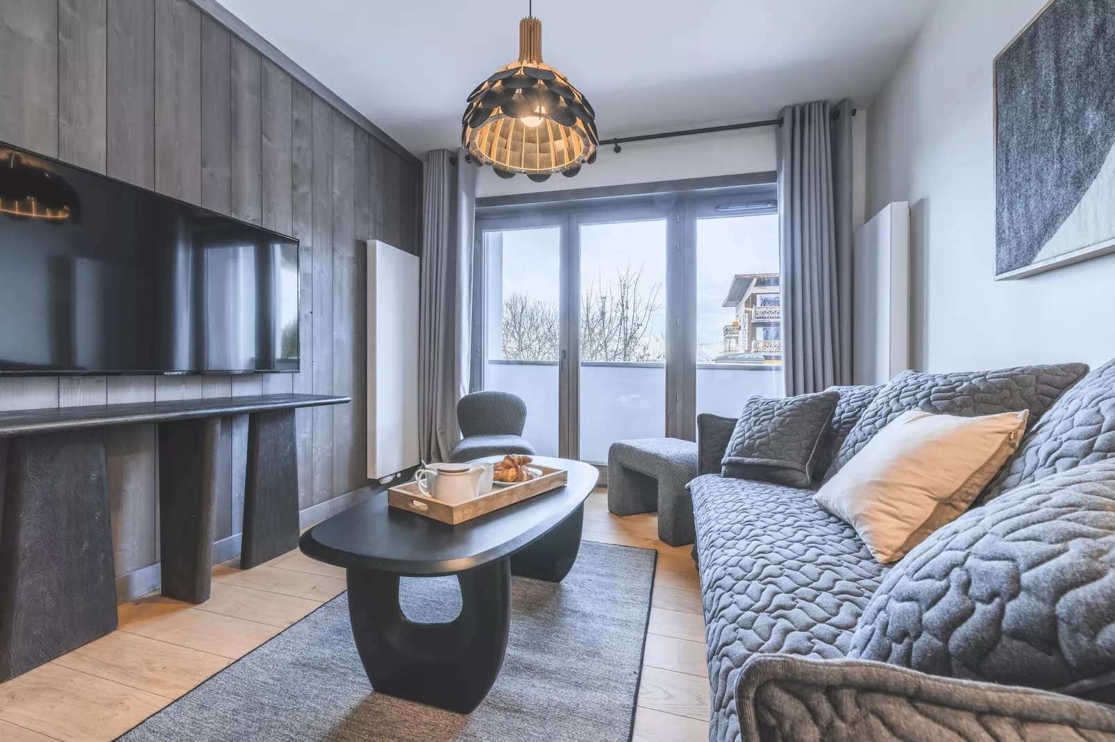 Résidence PLAN PEISEY Le Quartz -A36S-Living room