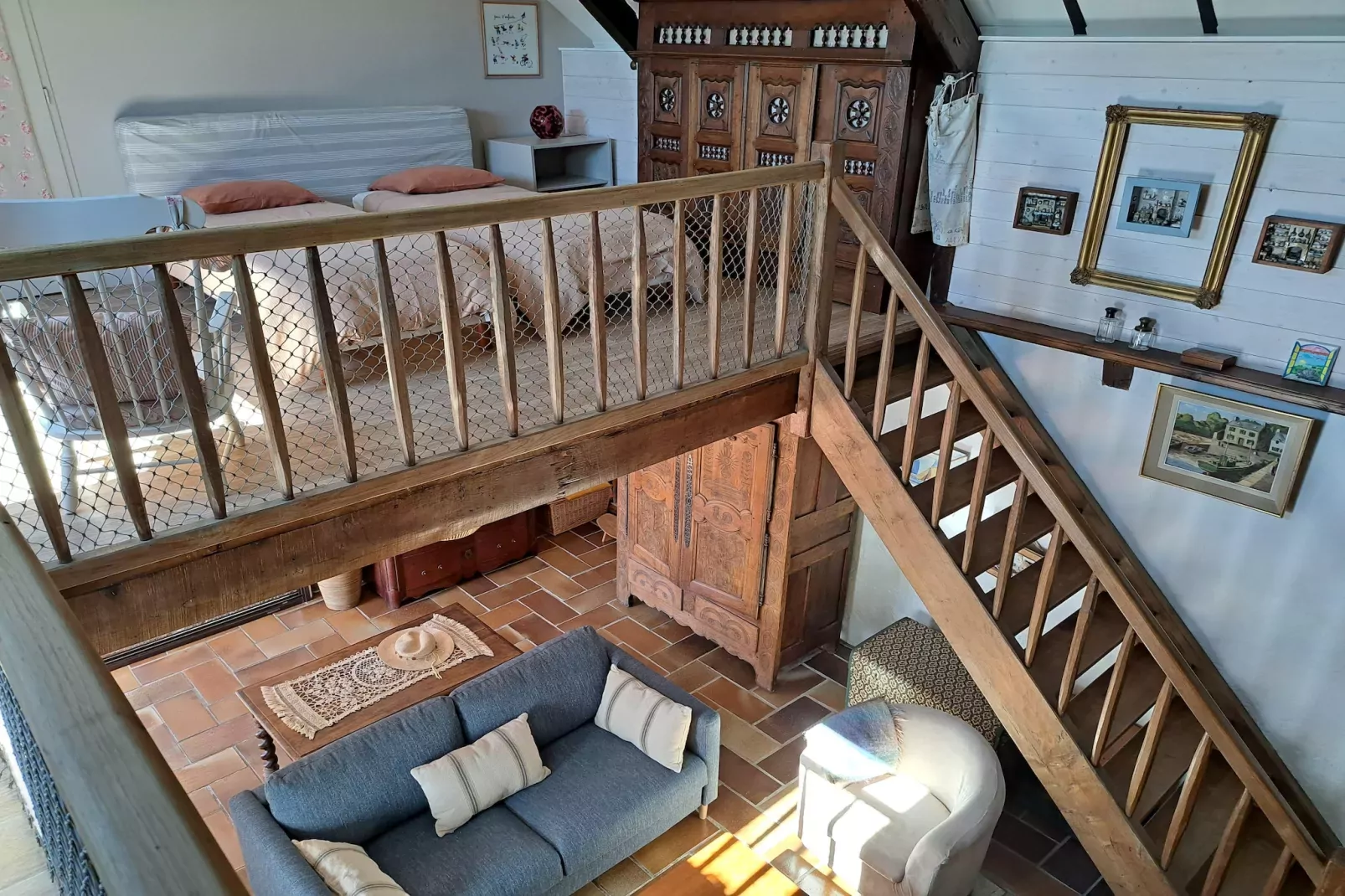 Granitsteinhaus in Strandnähe Trégunc-Bedroom
