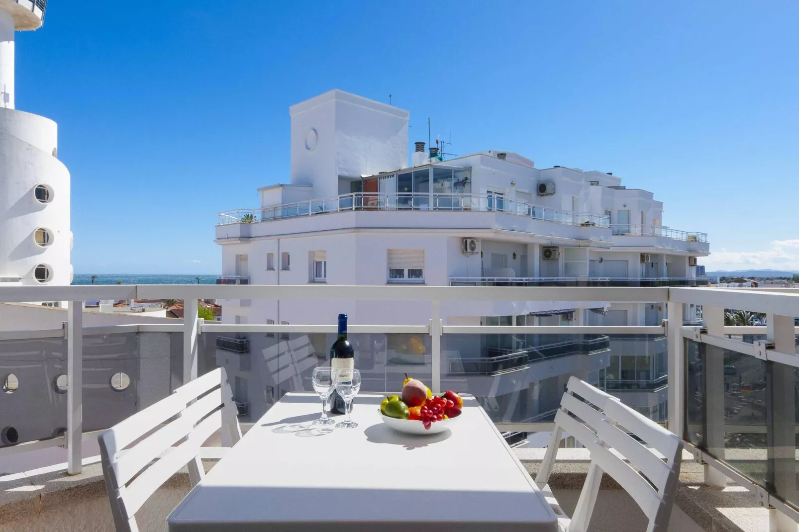 1222 CLUB NAUTIC vista canal-Terrace balcony