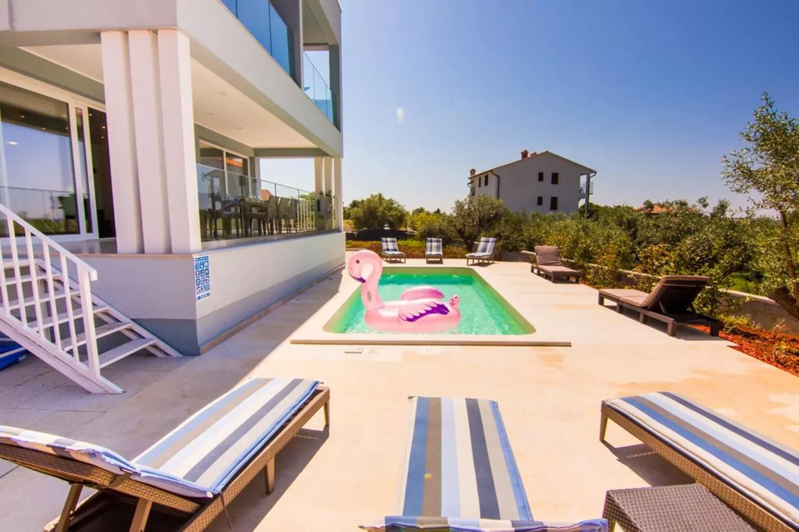 Villa with Pool and Sea View in Fazana - Horizont-Pool