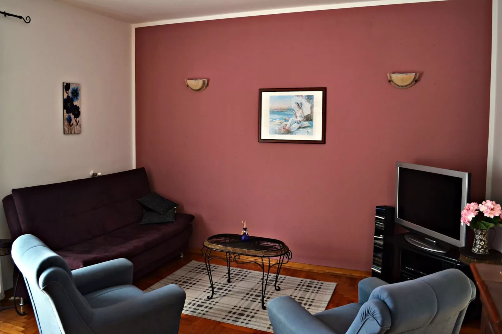 Apartment Ulika - Private Pool, Mountain View-Salon