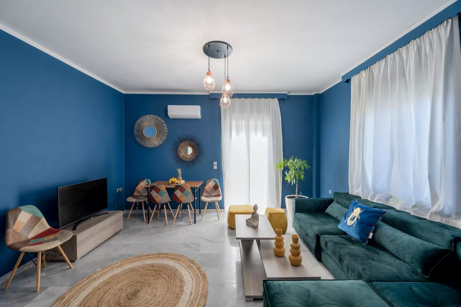 Spyros Villa Apartment 3-Living room