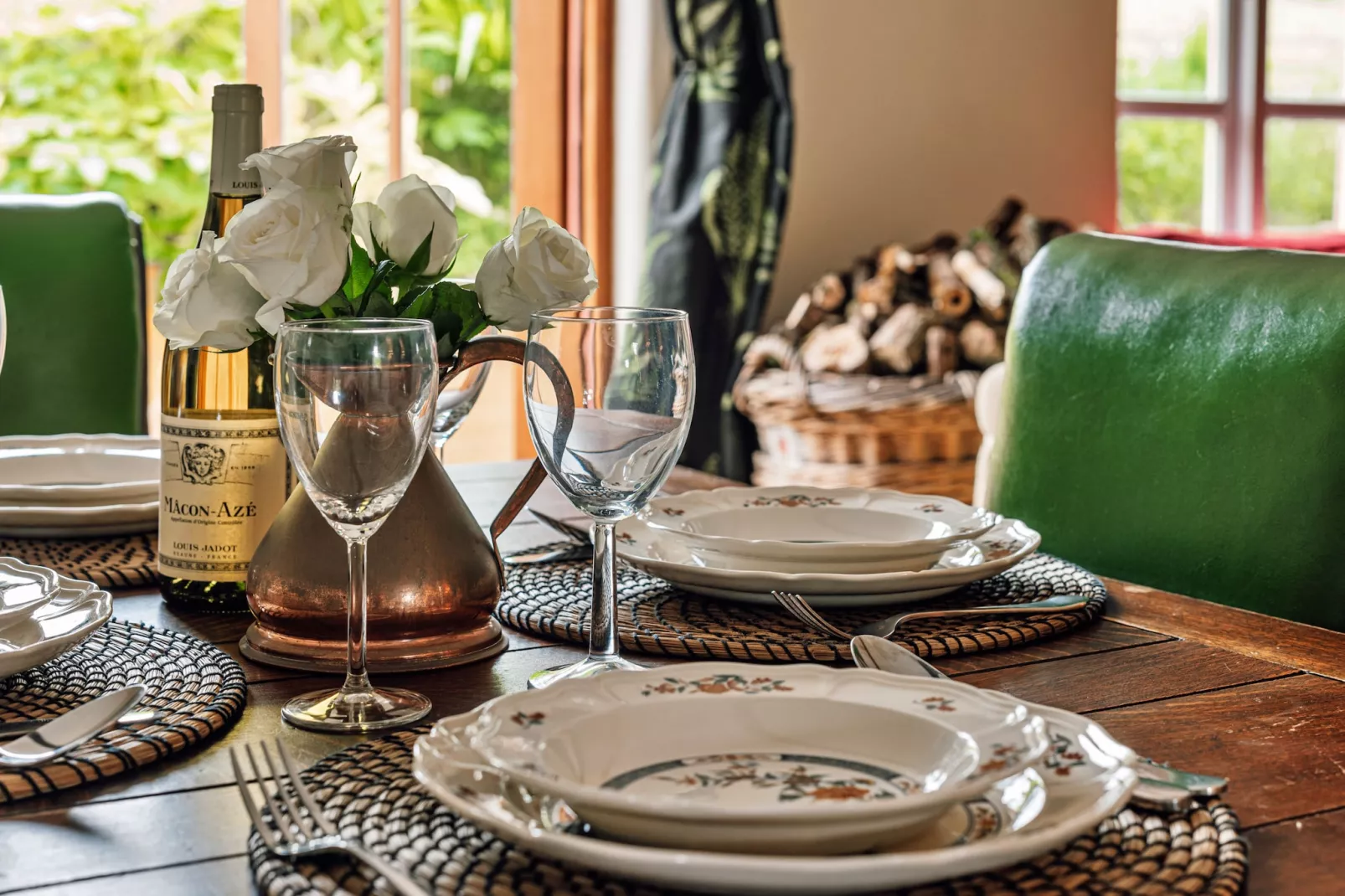 Beili Glas Cottage-Dining room