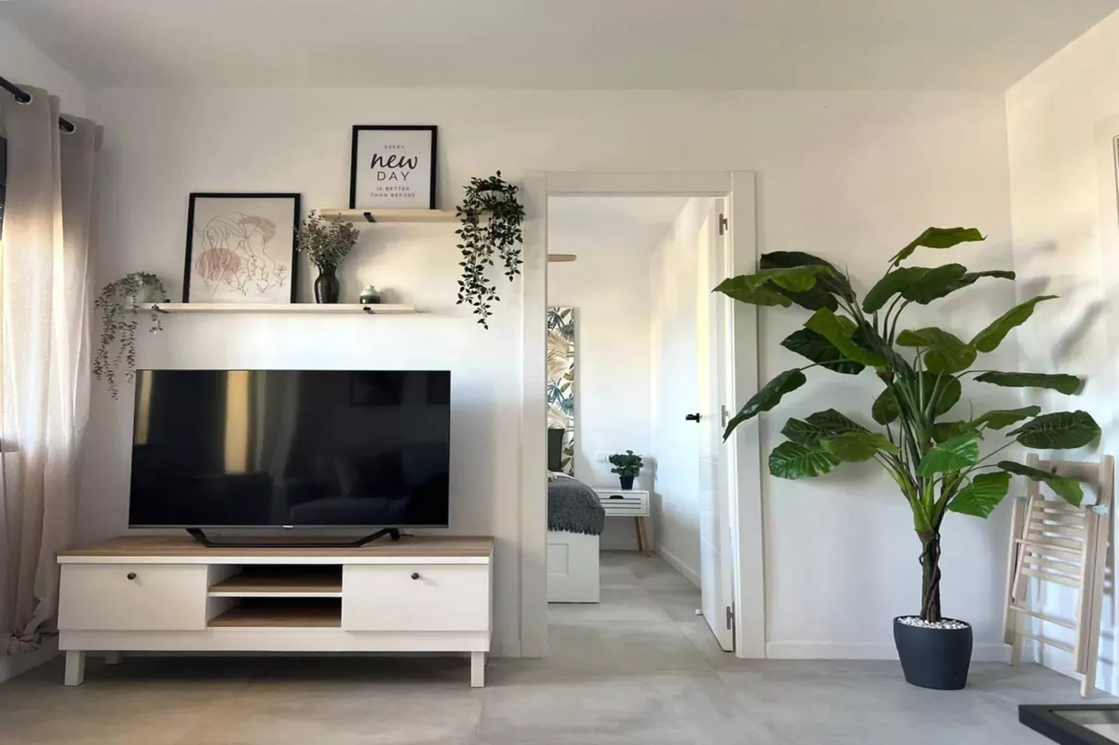 Apartamento con vistas al mar-Salon