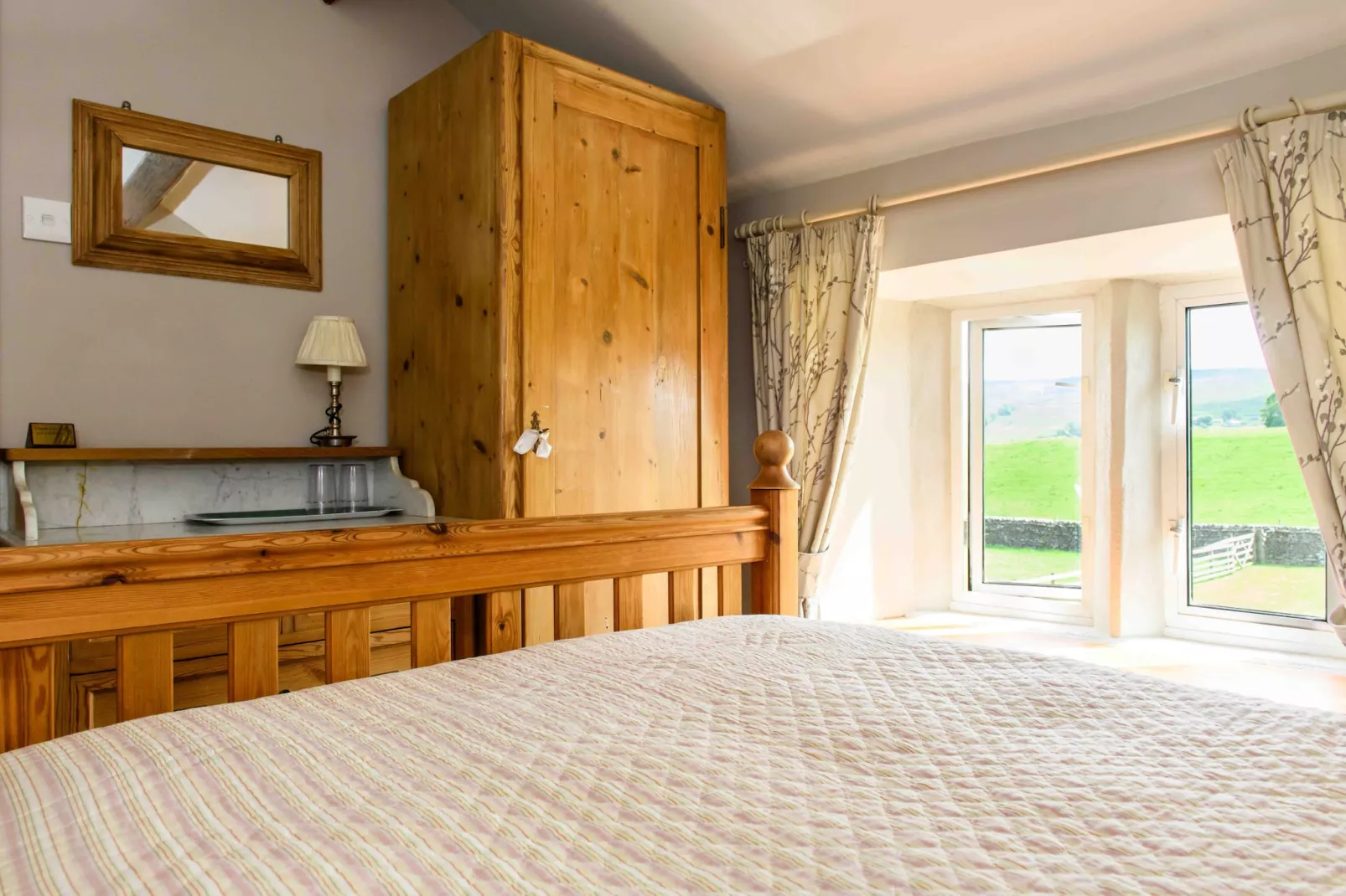 Shepherds Cottage at Mile House Farm-Bedroom