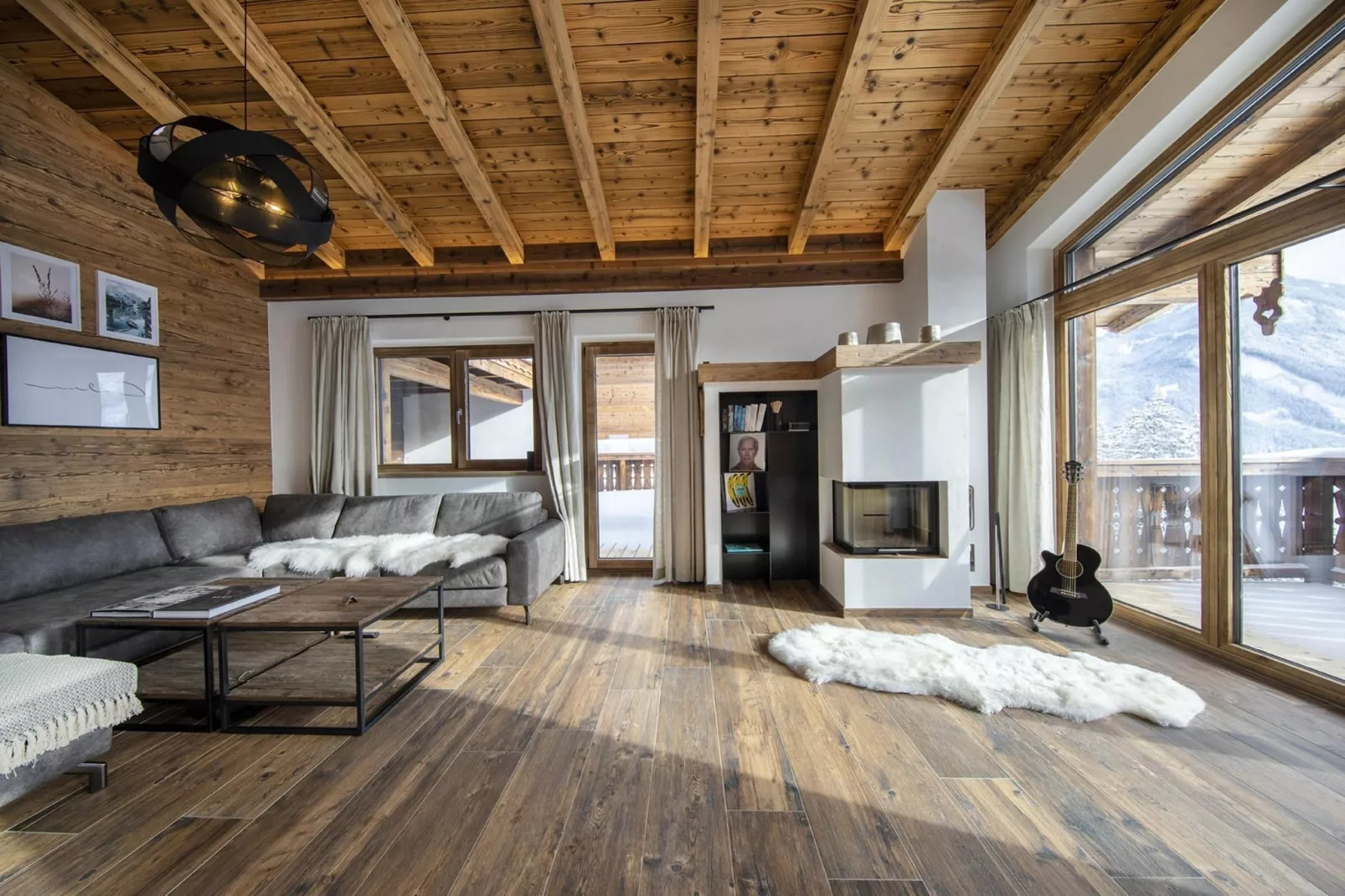 Nationalpark Chalet Bretterspitze-Living room
